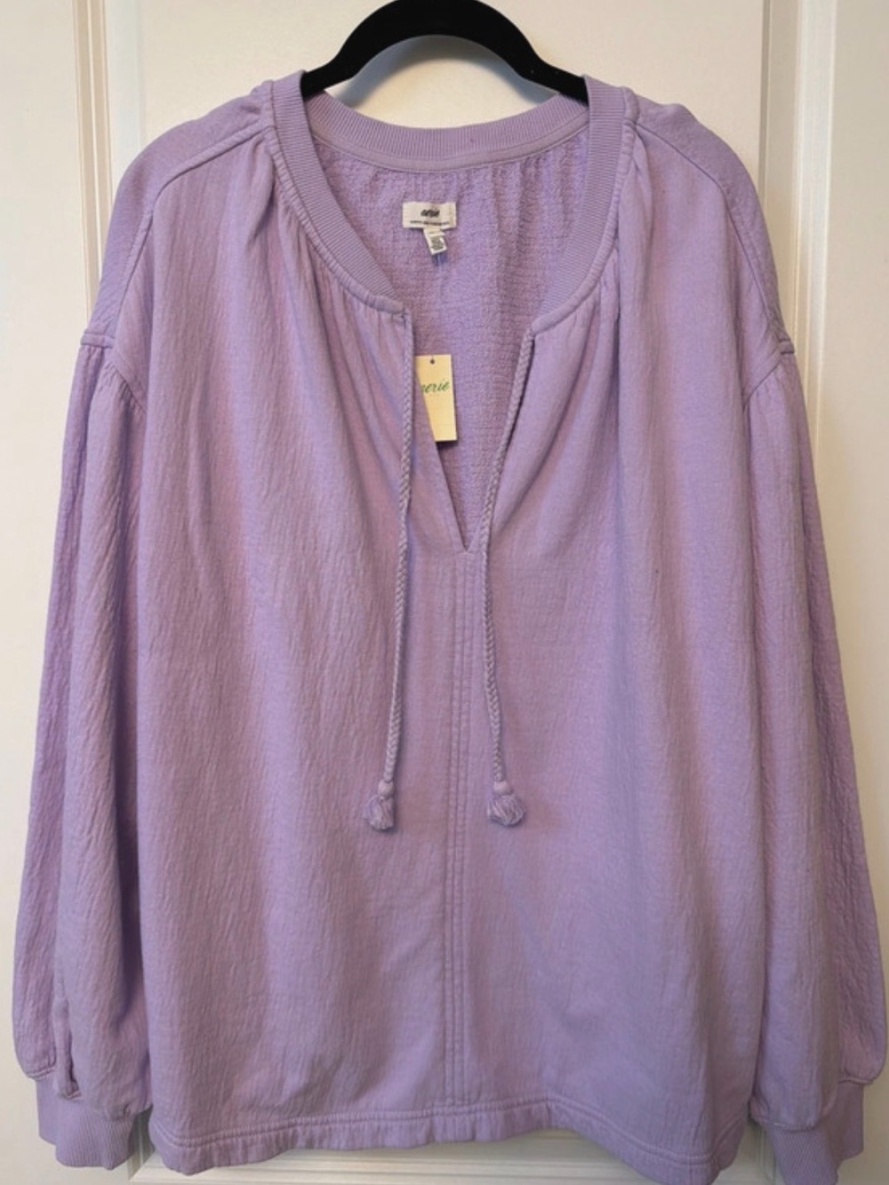 aerie Lavender Easy Street Oversized Pullover Sweatshirt